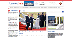 Desktop Screenshot of americadaily.net