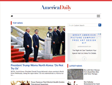 Tablet Screenshot of americadaily.net